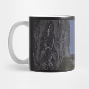 Woman in the Stones and the full moon rising Mug